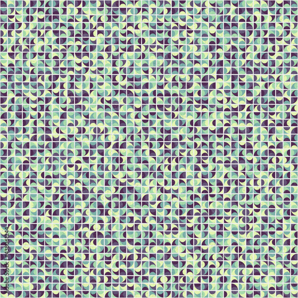 Fototapeta premium Abstract Geometric Pattern generative computational art illustration