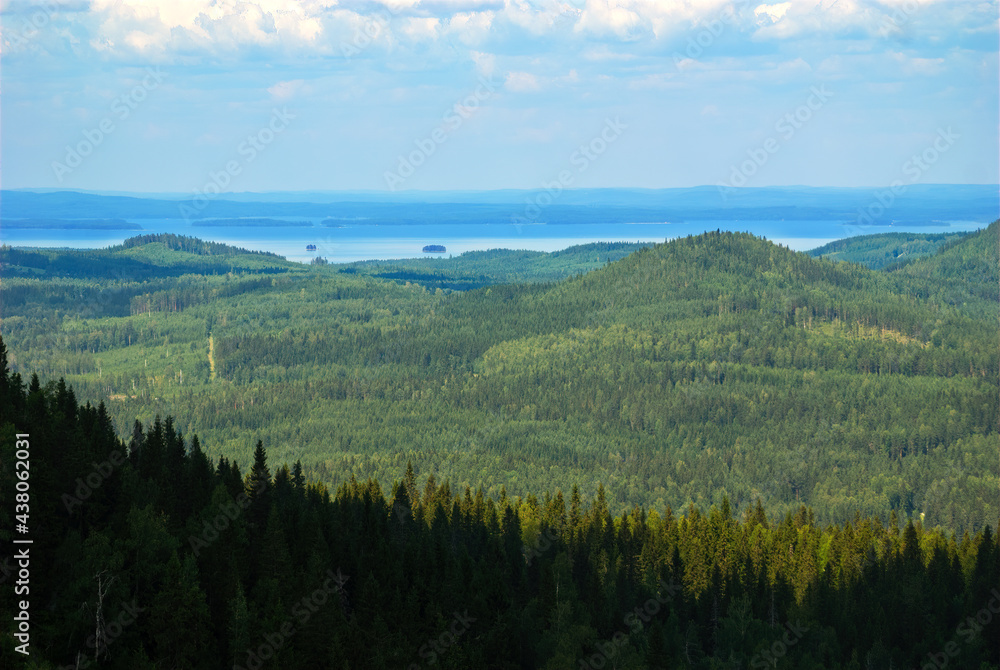 View from Koli Finland, Lieksa View from Koli Finland, Lieksa