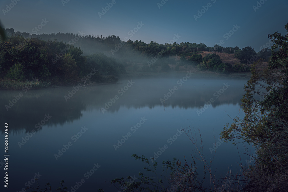 Summer moring among fields Summer moring among fields
