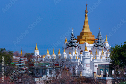 Buddhist temple - Sagaing - Myanmar photo