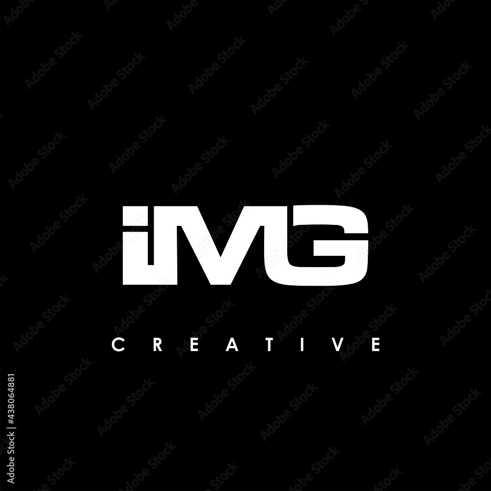 IMG Letter Initial Logo Design Template Vector Illustration