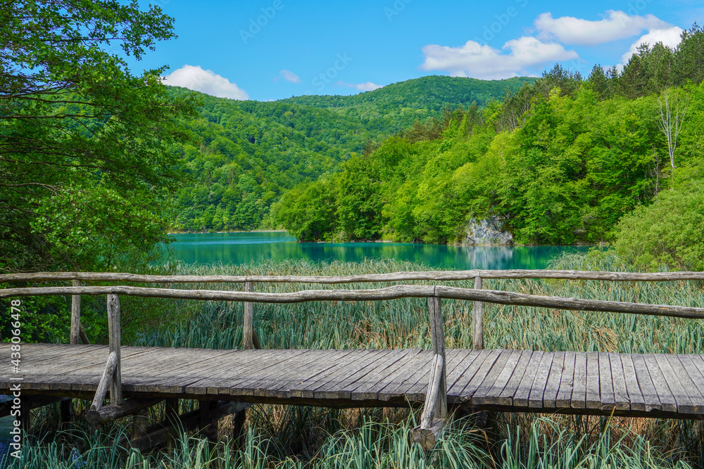 Path and fence in the landscape of Plitvice Lakes National Park (Plitvička jezera), Croatia, southeast Europe, UNESCO World Heritage
Path and fence in the landscape of Plitvice Lakes National Park (Plitvička jezera), Croatia, southeast Europe, UNESCO World Heritage