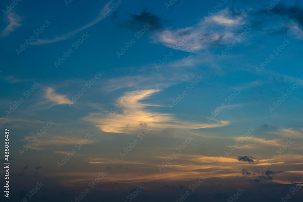 Fototapeta premium Beatiful and moody natural blue and white texture background
