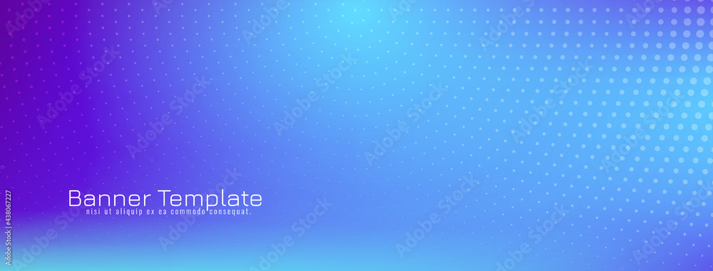 Modern colorful halftone design banner Modern colorful halftone design banner