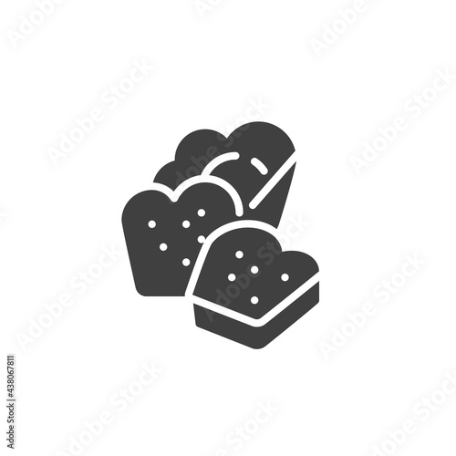 Whole Wheat Bread vector icon