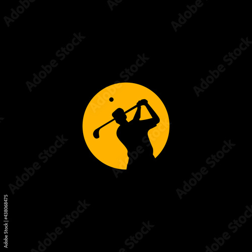 Golf Logo Strong Design