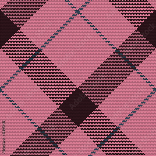 Seamless pattern of scottish tartan plaid. Repeatable background with check fabric texture. Vector backdrop striped textile print.