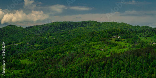 landscape with mountains