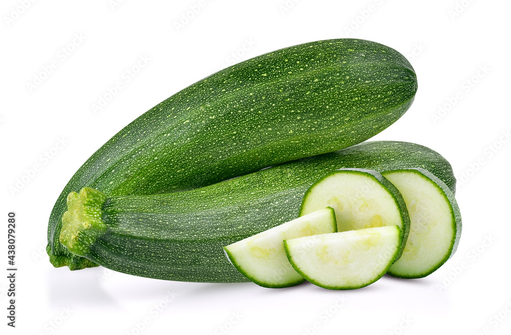 zucchini isolated on white background zucchini isolated on white background
