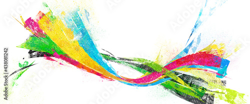Olympic colors, background texture