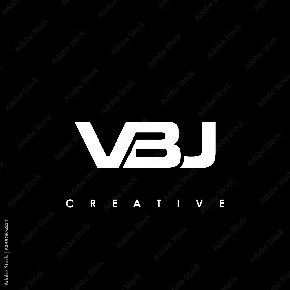 VBJ Letter Initial Logo Design Template Vector Illustration