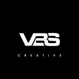 VBS Letter Initial Logo Design Template Vector Illustration
