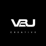 VBU Letter Initial Logo Design Template Vector Illustration
