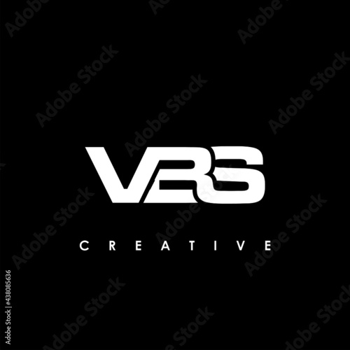 VBS Letter Initial Logo Design Template Vector Illustration