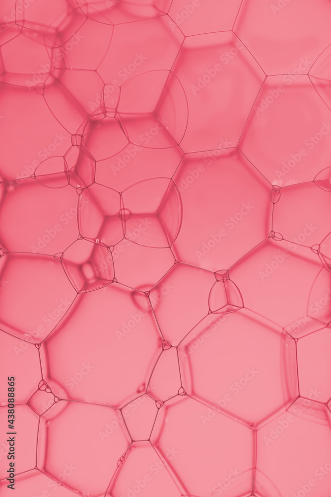 Abstract surface of the bubble and pattern on pink background. Abstract surface of the bubble and pattern on pink background.