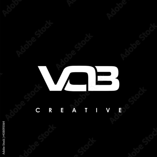 VOB Letter Initial Logo Design Template Vector Illustration photo
