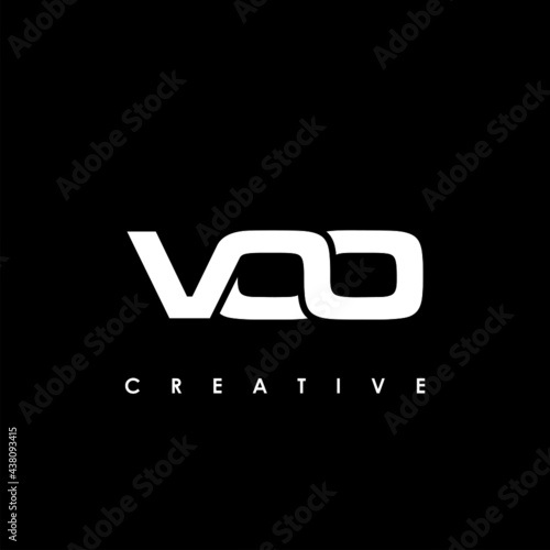 VOO Letter Initial Logo Design Template Vector Illustration photo