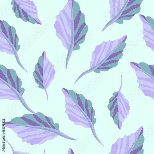 Leaves Seamless Pattern. © Marina Grau