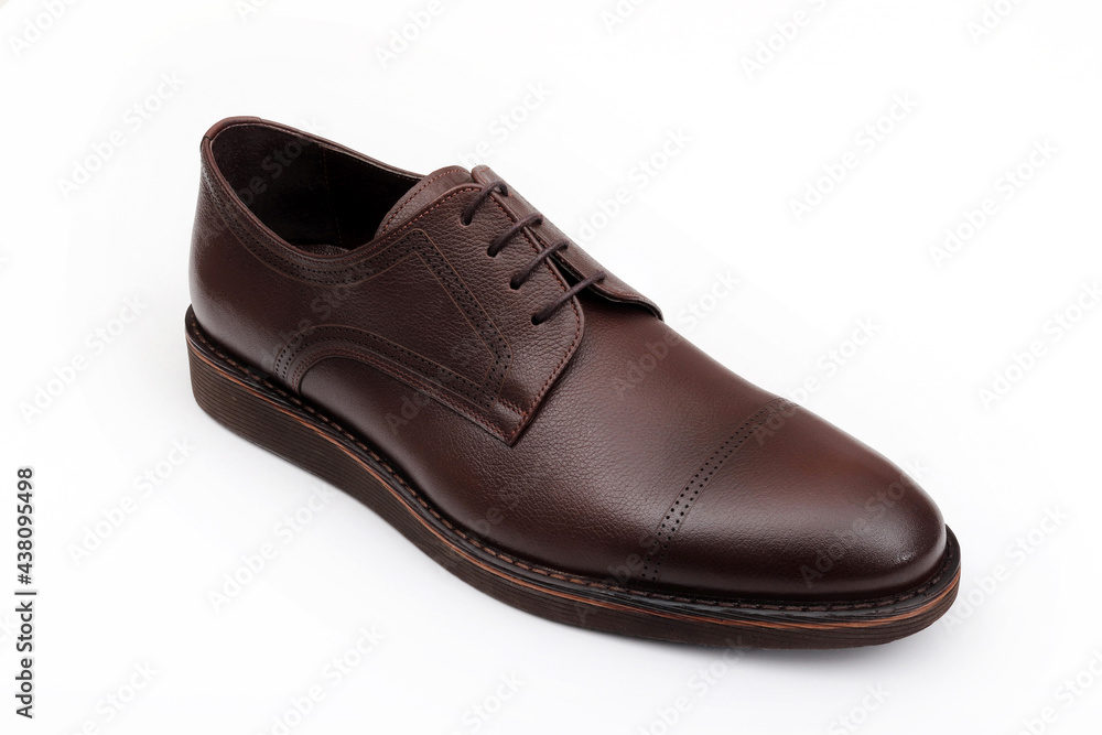 Classic, modern,  leather men's shoes