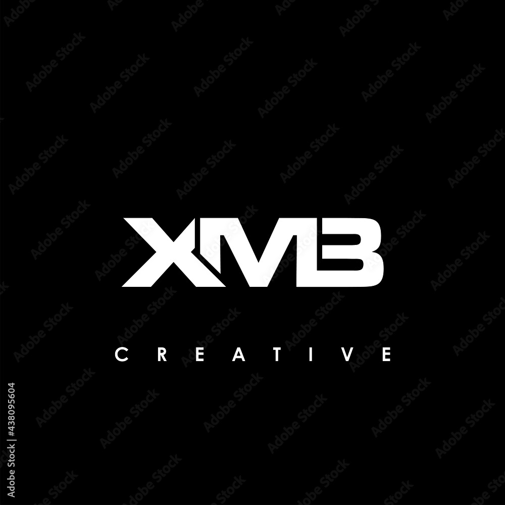 XMB Letter Initial Logo Design Template Vector Illustration