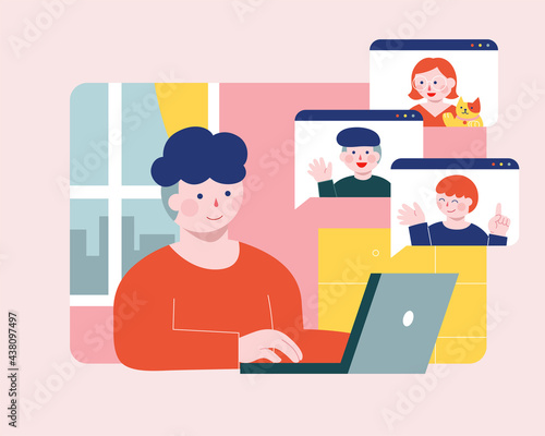 Video call when working from home