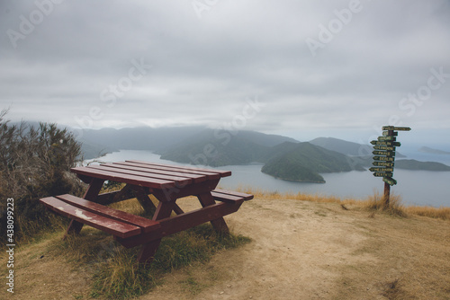 Queen Charlotte Track, Marlborough Sounds, New Zealand photo