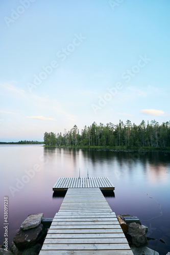 Wallpaper Mural a lake in lapland rovaniemi summer finland midnight summer juhannus time in finland suomi lapland metsä järvi in finland taiga forest beautiful  surroundings arctic circle Torontodigital.ca