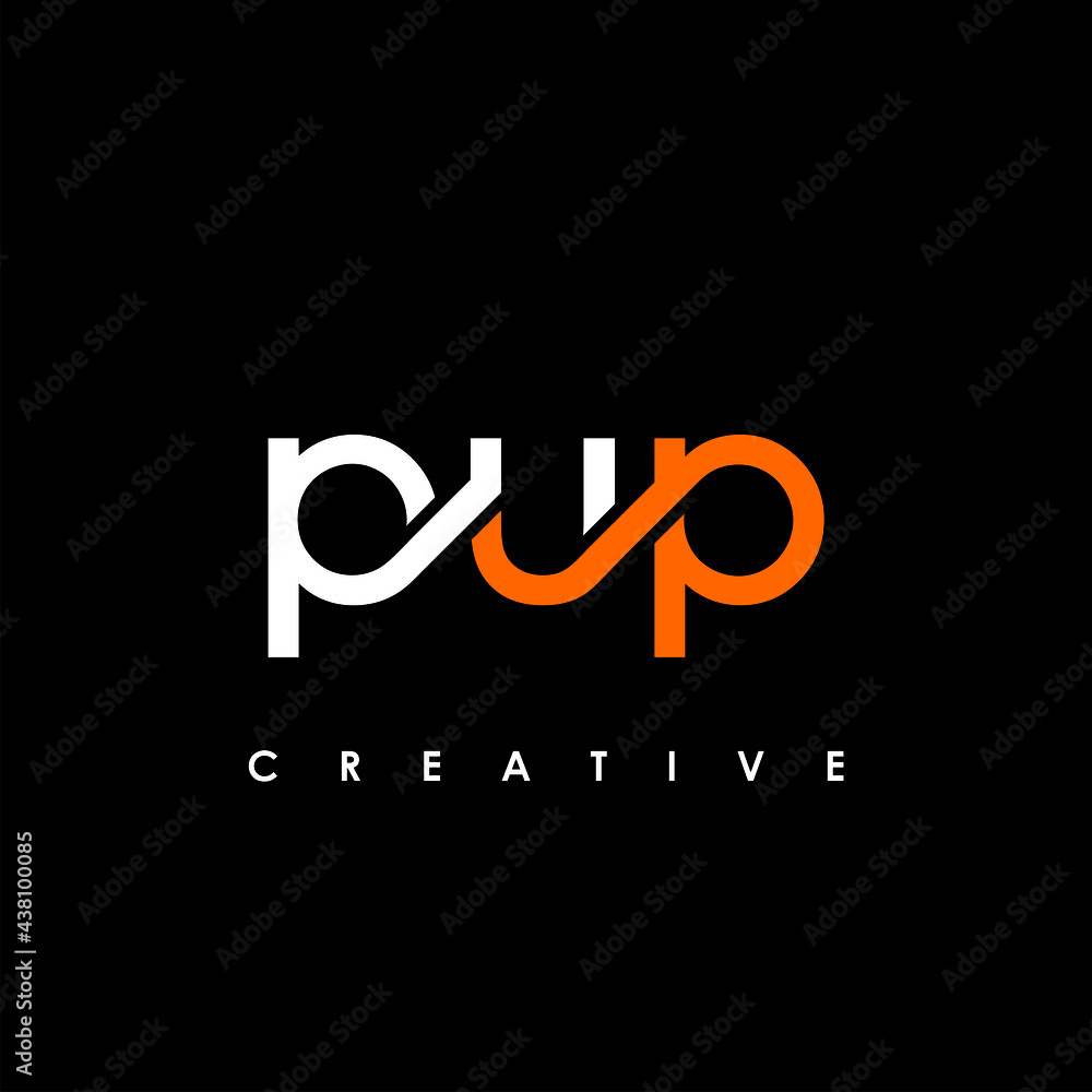 PUP Letter Initial Logo Design Template Vector Illustration PUP Letter Initial Logo Design Template Vector Illustration