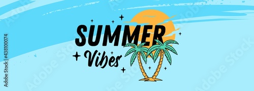 Hello Summer typography design. Special offer discount big sale web banner. Mobile Digital display promotion for social media or website