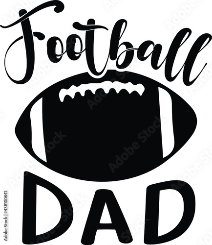 Football Dad, Father's Day Vector