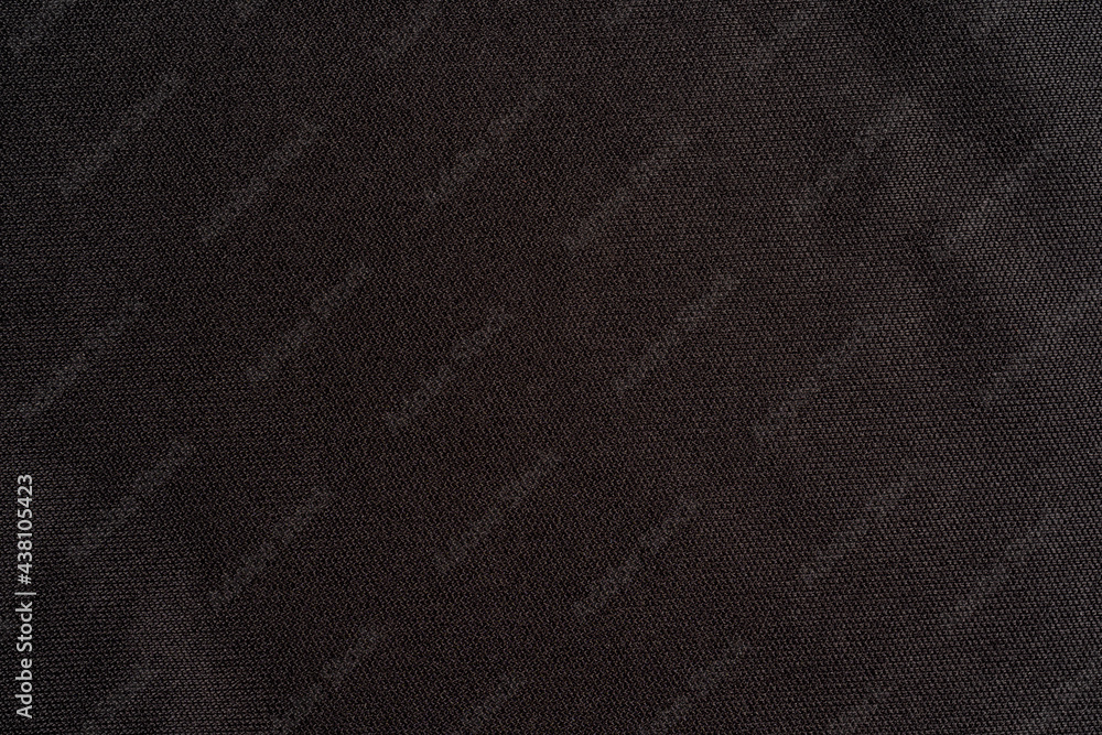 Black fabric cloth texture pattern background