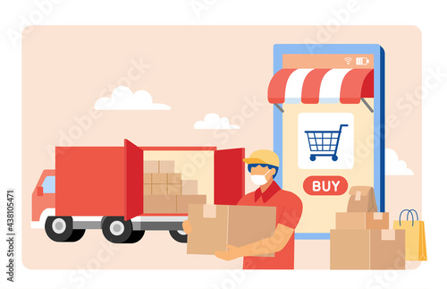 Safe online goods delivery