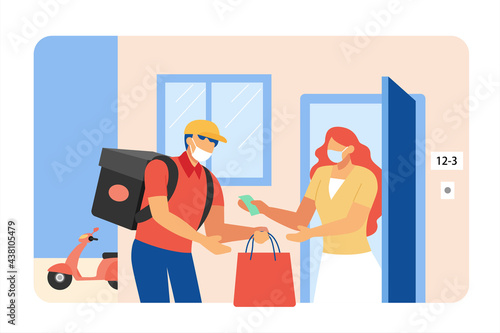 Home delivery during pandemic