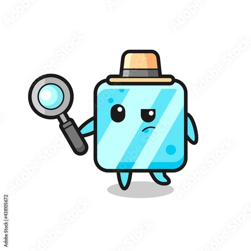 ice cube detective character is analyzing a case