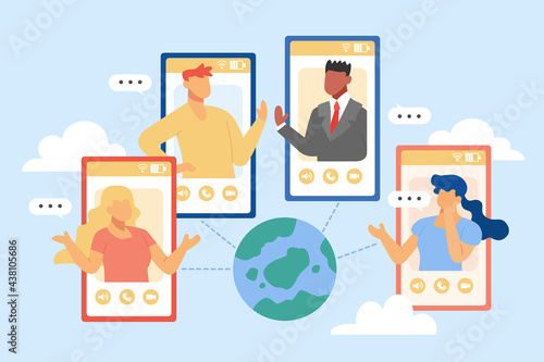 Online global business meet