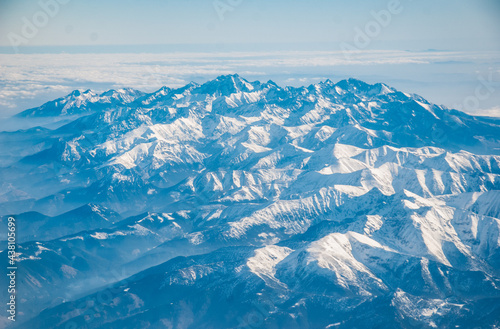 Tatry z samolotu (Tatra Mountains from the plane)