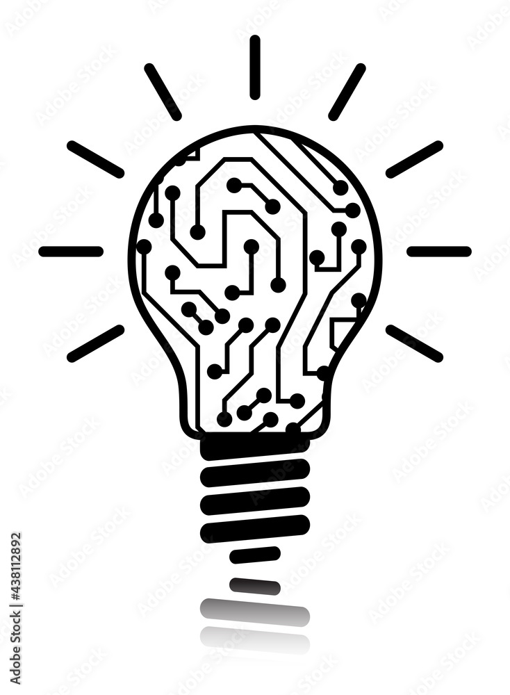Light bulb, circuit board vector design. Business concept design to use in idea, brainstorm, learning, programming, strategy, idea, inspiration, teamwork projects and presentations.
Light bulb, circuit board vector design. Business concept design to use in idea, brainstorm, learning, programming, strategy, idea, inspiration, teamwork projects and presentations.