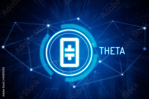 Theta symbol with connection network