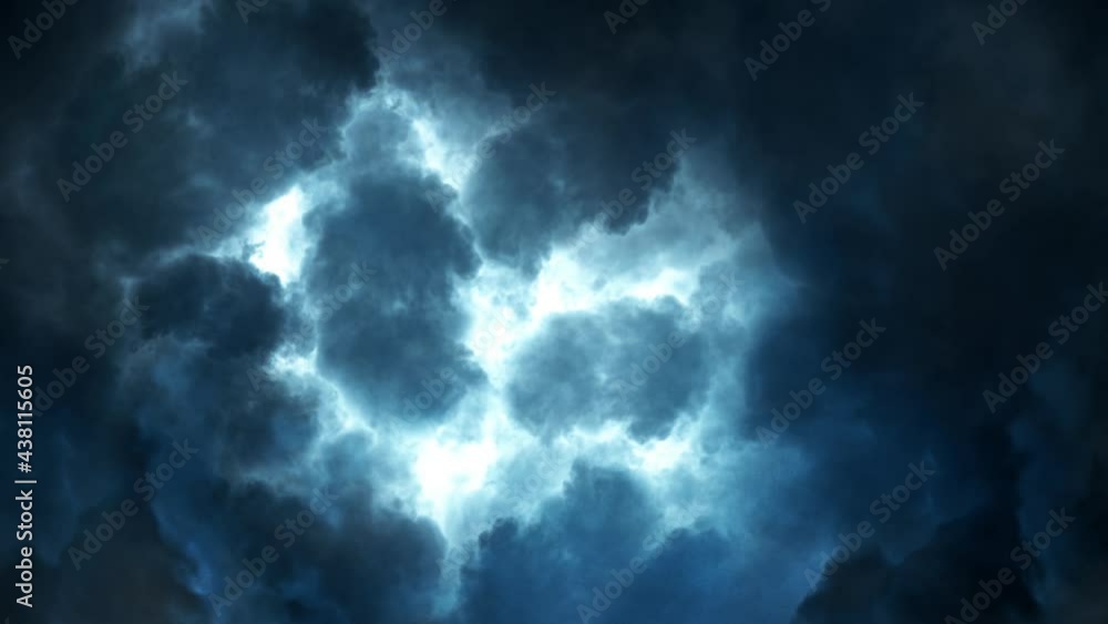 Lightning Flashes Horizon In Storm Clouds Lightning Flashes Horizon In Storm Clouds