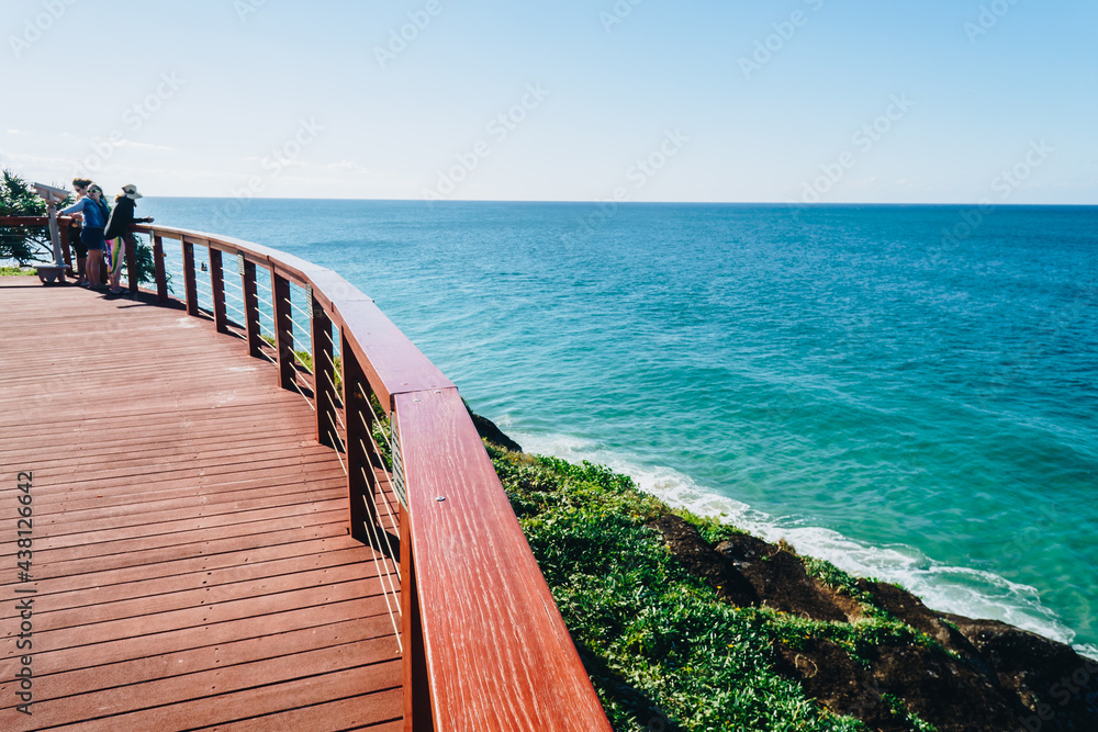 Obraz premium Point Danger in Coolangatta on the Gold Coast, Queensland