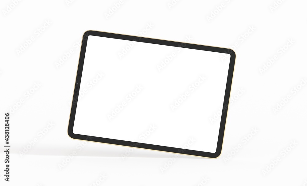 Tablet pc computer with blank screen 3d Tablet pc computer with blank screen 3d