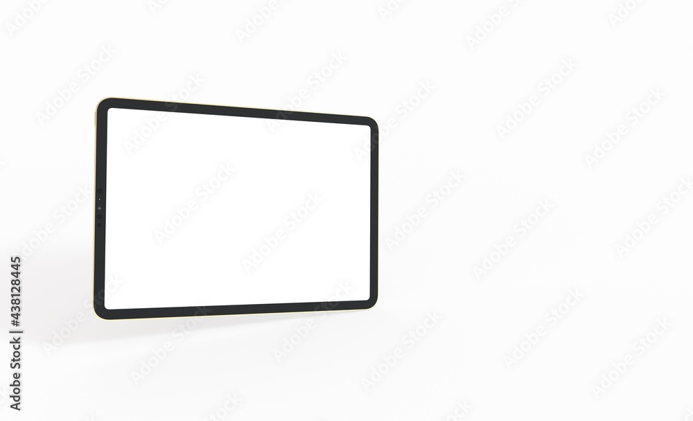 Tablet pc computer with blank screen 3d Tablet pc computer with blank screen 3d