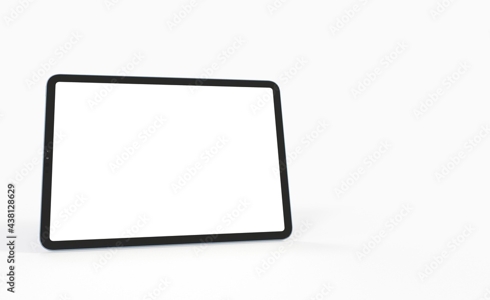 Tablet 3d computer with blank screen Tablet 3d computer with blank screen