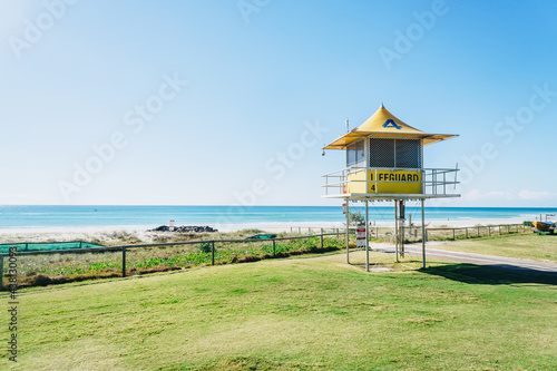 Lifeguard tower on the Kirra Gold Coast, Queensland