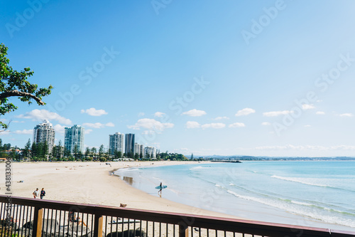 Coolangatta Beach from the Greenmount headland