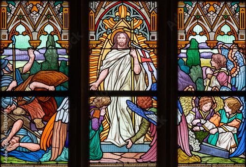 PRAGUE, CZECH REPUBLIC - OCTOBER 12, 2018: The Resurrection of the Lord on th...