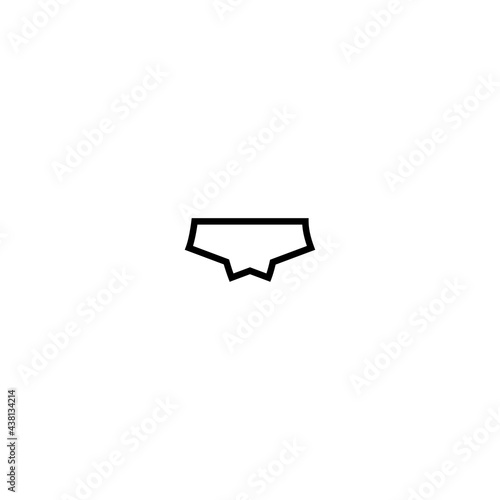 Sumo boxer line icon. Simple style sumo lessons poster background symbol. Sumo wrestling logo design element. T-shirt printing. Vector for sticker.