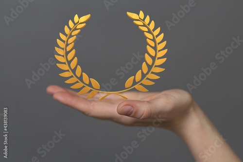 award gold winner first pla...