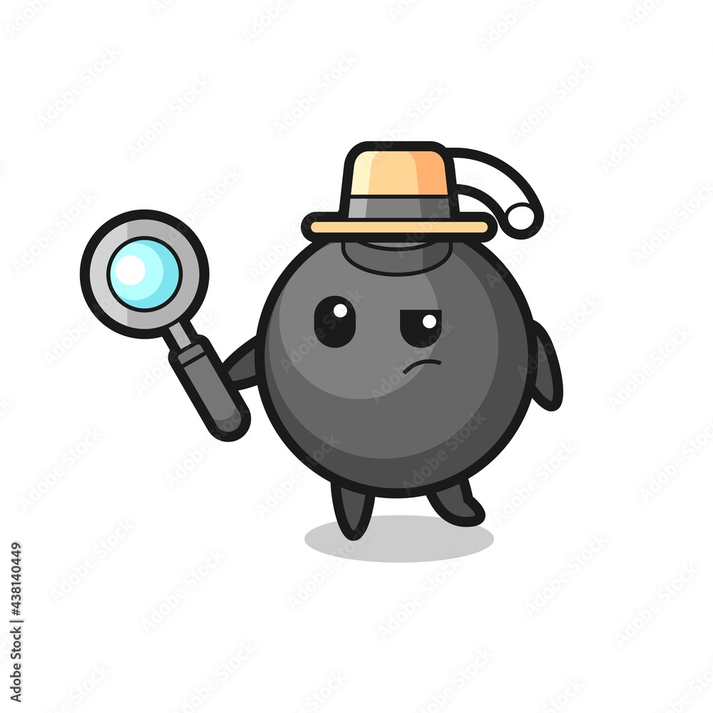 bomb detective character is analyzing a case bomb detective character is analyzing a case