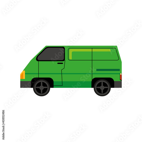 green van car transport © djvstock
